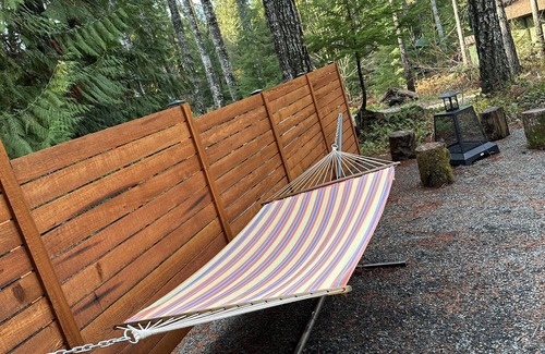 Packwood Cabin | The Nest @ Pine Lodge - outdoor sauna & cold plunge tub, EV chrg, pets, AC