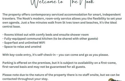 St Ives House | The Nook - Self Serviced Accommodation