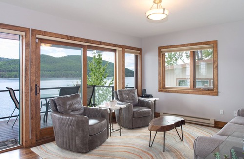 Whitefish House | The Nordhaus, Lakefront home with Private Beach