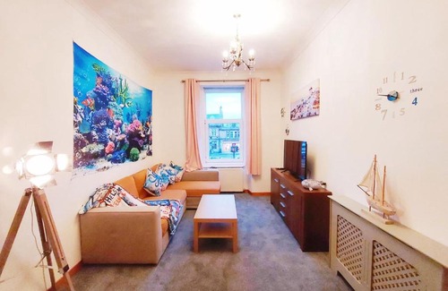Largs Apartment | The Octopus - at Largs Town Centre with Private Parking