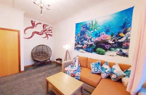 Largs Apartment | The Octopus - at Largs Town Centre with Private Parking