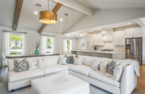 East Beach House | The Palm - East Beach Private Retreat - Saltwater Pool, Hot Tub, Beach Access!
