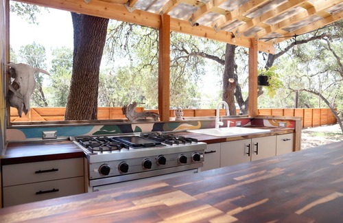 Lakeway House | The Peacock Yurt