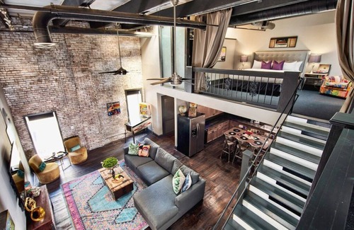 Downtown Nashville Condo | The Penthouse*Walk to Broadway* PrintersAlleyLofts