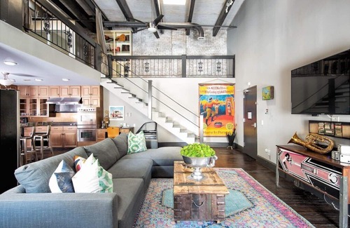 Downtown Nashville Condo | The Penthouse*Walk to Broadway* PrintersAlleyLofts