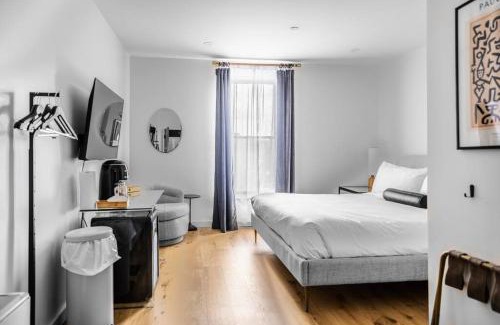 Bangor Apartment | The Phenix, Historic Bldg, King Bed, Room # 305