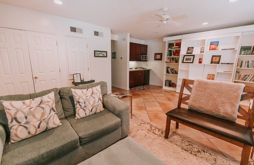 Biloxi Cottage | The Queen Suite - perfect Ocean Springs location only 1 block to Front Beach!