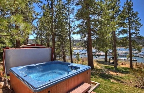 Big Bear Lake Ski Chalet | The Red Barn at the Lakefront W/ Private dock