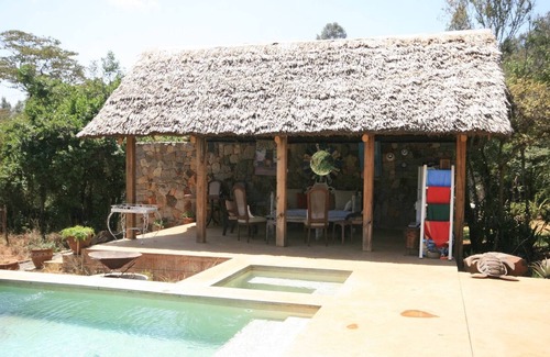 Langata House | The Red Cottage With Pool In A Wild Garden, Karen