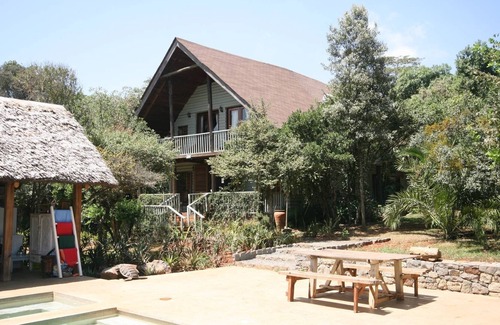 Langata House | The Red Cottage With Pool In A Wild Garden, Karen