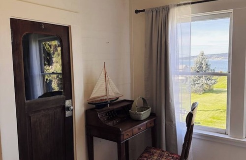Camano Island House | The Red House, historic Camano Home beach access