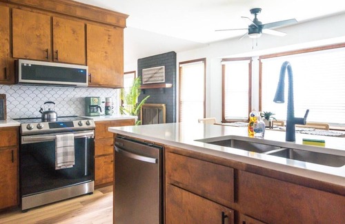 Goose Creek House | The Retro Lux: Custom Style + Theater Room!