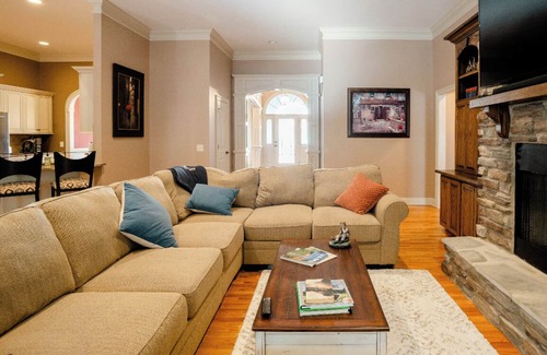Pinehurst House | The Ross Retreat with hot tub and card table in Pinehurst