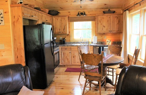 Hidden Lake Cabin | The Rusty Goat-Year-round Mountain View, King-sized bed, highspeed internet!