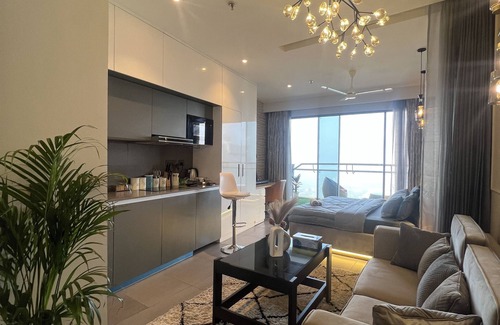Noida Condo | The Silver stone - 31 Floor City Lights View Studio Apartment