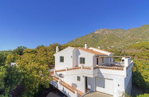 Frigiliana Villa | The Strawberry Villa private pool garden views
