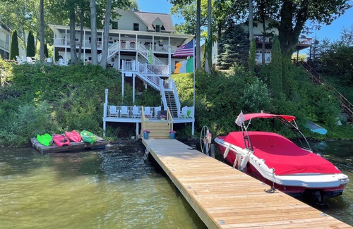 North Rose House | The Summer House. Year-Round House on Sodus Bay w/two 60ft covered porches.