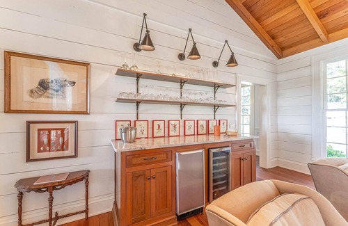 Darien House | The Thicket Cottage - Oyster House, Firepit, Private Dock, and Outdoor Sauna!