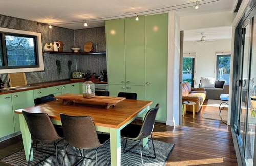 Shoalhaven House | The Watershed: Absolute Beachfront, 3 Bedrooms, Pet Friendly, Hot Tub. Sleep 10.