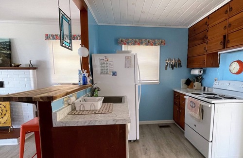 Buckroe Beach House | The "White Whale"- Cottage with private beach!
