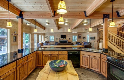 Ardenvoir House | Theater, Hot Tub & River Access. This home was built for big groups!