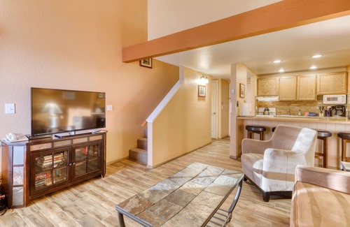 South Lake Tahoe Condo | Third-floor condo with loft, hot tub, heated outdoor pool, WiFi, & fireplace