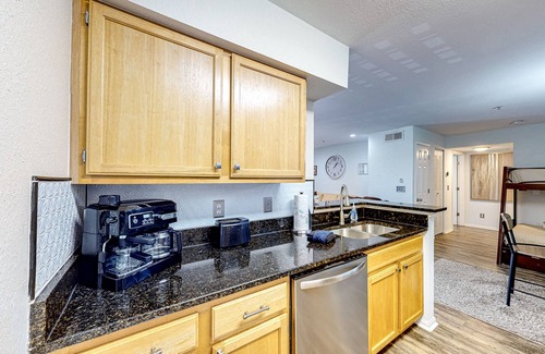 Indian Bayou Condo | Third-floor condo with balcony, pool, gym & central AC - 1/2 mile to the beach
