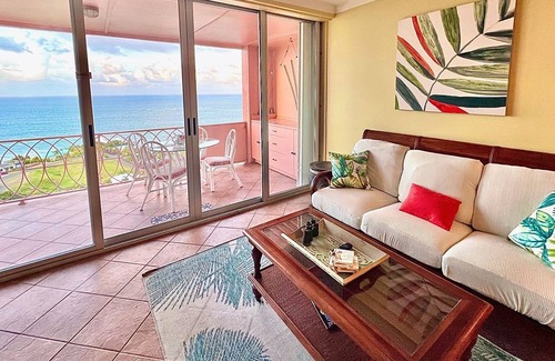 Cotton Valley Condo | This 2 BR, 2 BA condo w/ breathtaking panoramic views of the Caribbean.