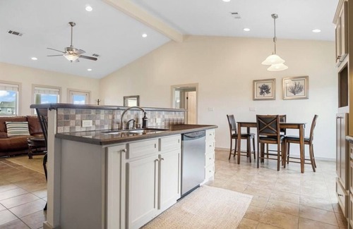 Crystal Beach House | This 3 bedroom beach house is the PERFECT space to get “A Wave From It All! "