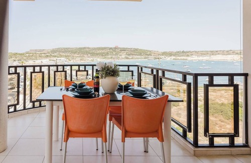 Għadira Apartment | This apartment is a 2 bedroom(s), 2 bathrooms, located in Il-Mellieħa, null.