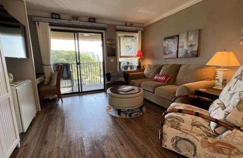 Folly Field Condo | This Is The Ocean and Pool View From Our Amazing Balcony