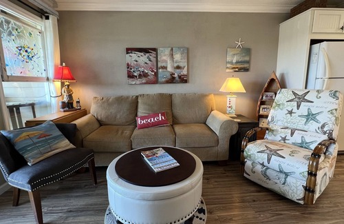 Folly Field Condo | This Is The Ocean and Pool View From Our Amazing Balcony