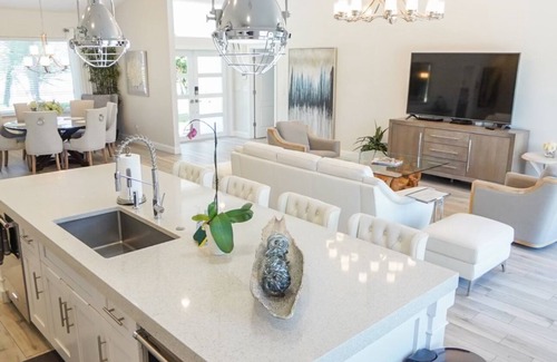 Naples Park House | This large property was fully renovated new heated salt water pool and spa