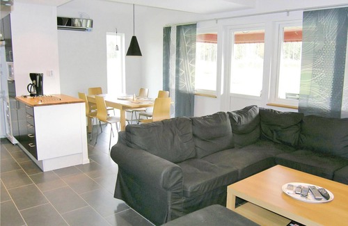Oskarstrom House | This modern vacation home offers a high standard and is situated on a large, almost park-like plot i