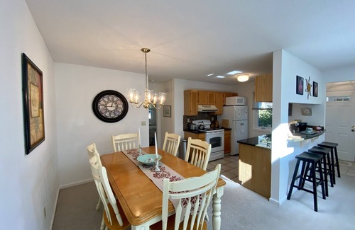 Brewster Condo | This spacious Billington Village condo features updated kitchen and 2 BRs plus a loft sleeping area.