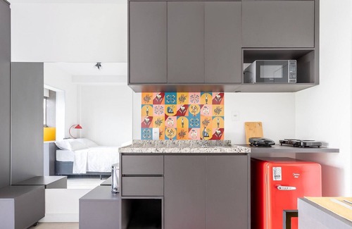 Vila Buarque Apartment | THK - Building With Pool in the Republica Neighborhood in SP