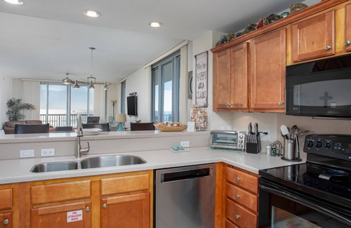 Pensacola Beach Condo | Three balcony water views - Wrap Around Balcony, Resort Pool with Spa - ED1050