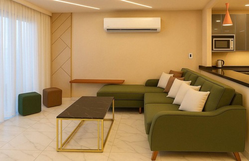 Al-Manasrah Ski Chalet | Three-Bedroom Family Chalet with Living Room