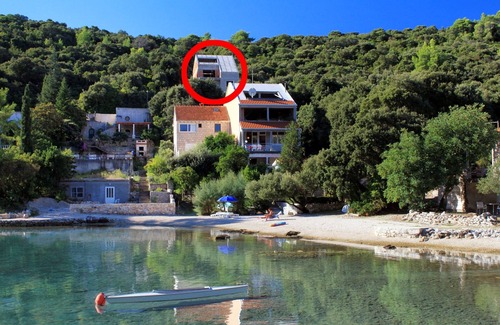 Cove Tri Zala (Zrnovo) Apartment | Three bedroom apartment with terrace and sea view Cove Vrbovica, Korčula (A-9225-a)