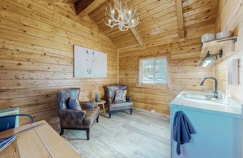 Colorado Springs House | Three log cabins on 1,800-acre ranch with mountain & meadow views
