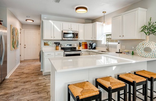 Kiska Beach House | Three-story beach house with private pool, hot tub, WiFi, & central AC