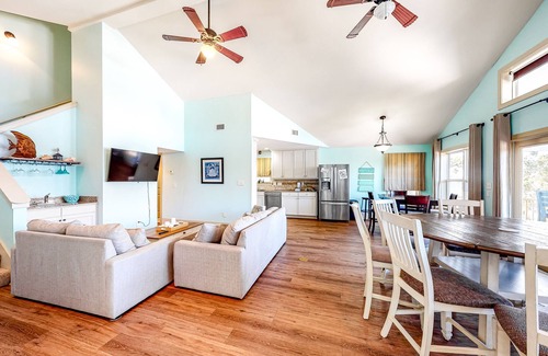 Orange Beach House | Three-story waterfront getaway with AC, WiFi, & two decks - dogs ok