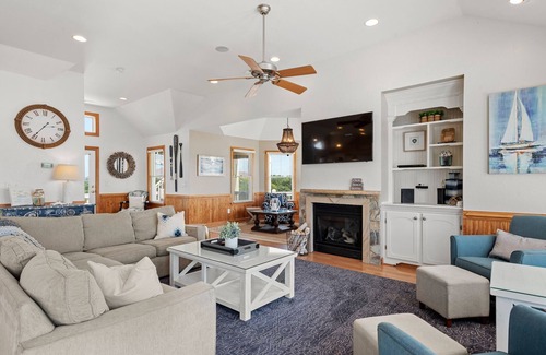 Whalehead Beach House | Tides That Bind: Oceanside, private pool, hot tub, tiki bar/cabana, pool,foosbal