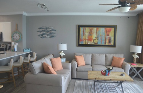 Panama City Beach Condo | Tidewater 1515 - Beautifully Updated, Gulf Front Master - Free Beach Chairs!