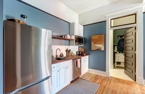 Old West Broad Neighborhood Condo | Tidewater Blue @ The Huntingdon Lofts Collection