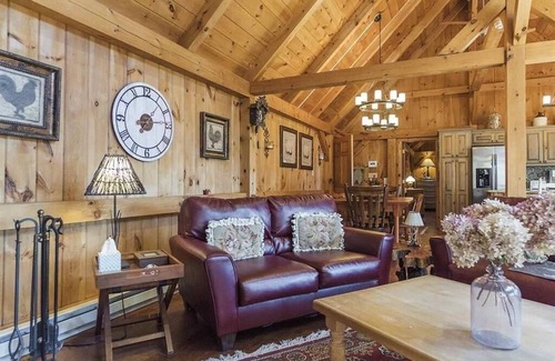 Windham House | Timber frame home only 5 minutes from Windham Mountain - perfect for 2 families!