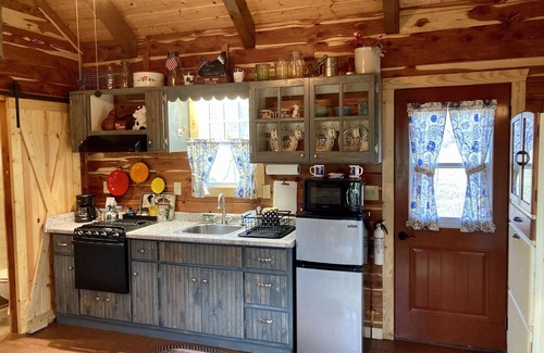 Forsyth Cabin | Tiny cabin farm stay!