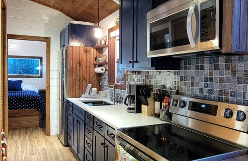 Malone Cabin | Tiny Country Cabin w/ private deck & firepit -- 5 min to Titus Ski!!