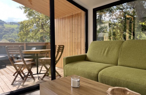 Orbey House | Tiny House Cassiopée, Nordic bath - Domaine des Constellations, Alsace