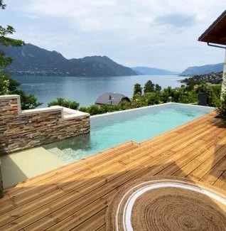 Viviers-du-Lac Hotel | Tiny-House-Pool-Lake